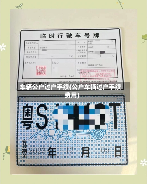 车辆公户过户手续(公户车辆过户手续费用)