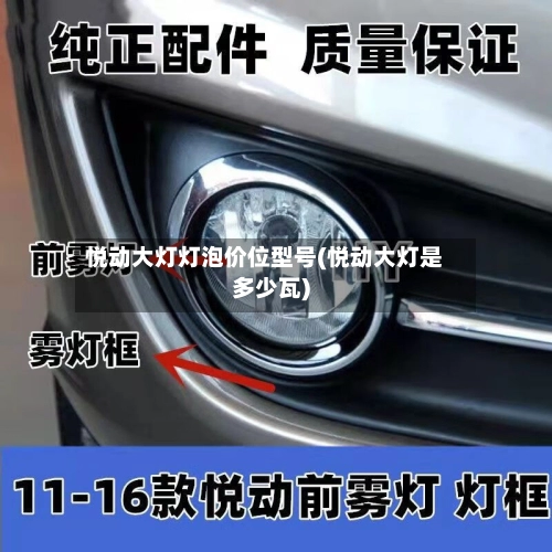 悦动大灯灯泡价位型号(悦动大灯是多少瓦)-第2张图片