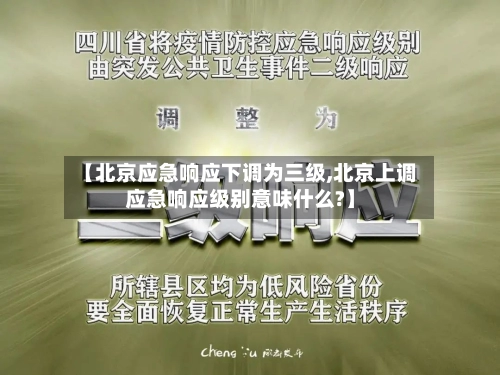 【北京应急响应下调为三级,北京上调应急响应级别意味什么?】-第3张图片