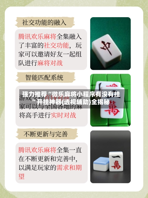 强力推荐“微乐麻将小程序有没有挂”开挂神器{透视辅助}全揭秘-第3张图片