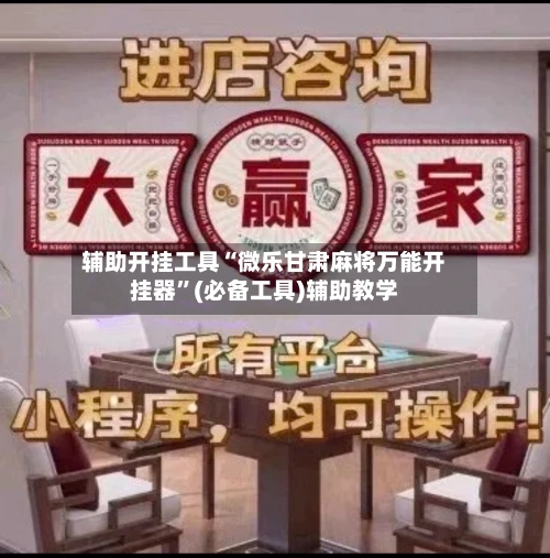 辅助开挂工具“微乐甘肃麻将万能开挂器	”(必备工具)辅助教学-第2张图片