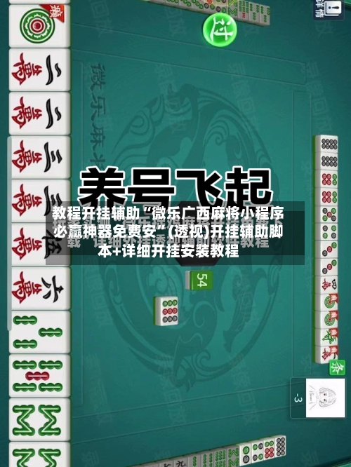 教程开挂辅助“微乐广西麻将小程序必赢神器免费安	”(透视)开挂辅助脚本+详细开挂安装教程-第3张图片
