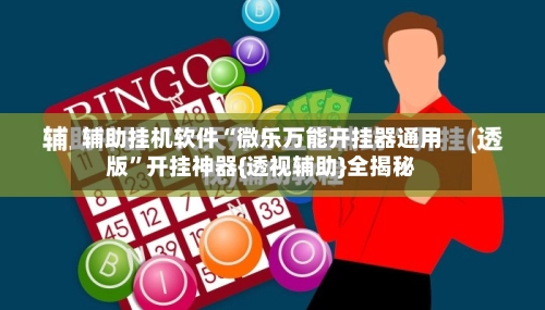 辅助挂机软件“微乐万能开挂器通用版	”开挂神器{透视辅助}全揭秘-第2张图片