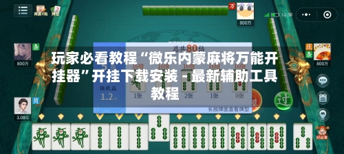 玩家必看教程“微乐内蒙麻将万能开挂器”开挂下载安装 - 最新辅助工具教程-第3张图片