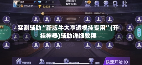 实测辅助“新版牛大亨透视挂专用	”(开挂神器)辅助详细教程-第2张图片