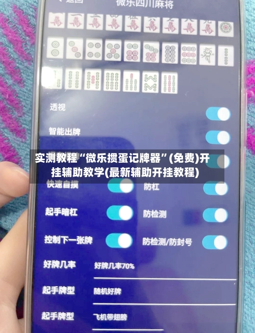 实测教程“微乐掼蛋记牌器	”(免费)开挂辅助教学(最新辅助开挂教程)-第2张图片
