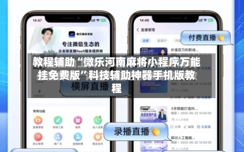 教程辅助“微乐河南麻将小程序万能挂免费版	”科技辅助神器手机版教程-第2张图片