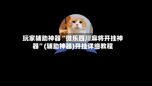 玩家辅助神器“微乐四川麻将开挂神器	”(辅助神器)开挂详细教程-第2张图片