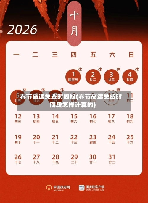 春节高速免费时间段(春节高速免费时间段怎样计算的)-第3张图片
