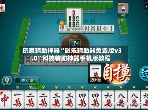 玩家辅助神器“微乐辅助器免费版v3.0”科技辅助神器手机版教程