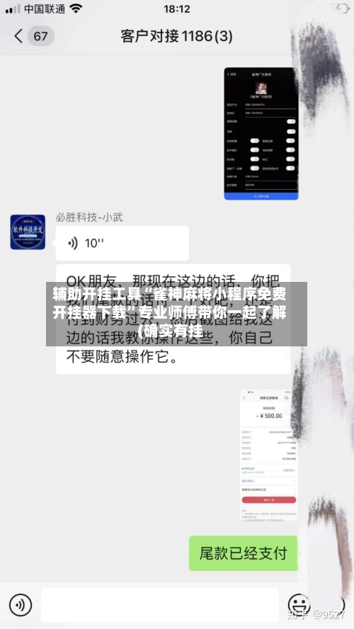 辅助开挂工具“雀神麻将小程序免费开挂器下载”专业师傅带你一起了解(确实有挂-第3张图片