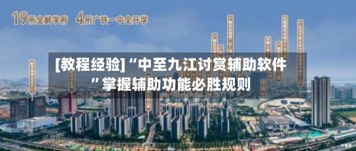 [教程经验]“中至九江讨赏辅助软件”掌握辅助功能必胜规则-第3张图片