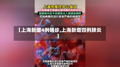 【上海新增4例确诊,上海新增四例肺炎】