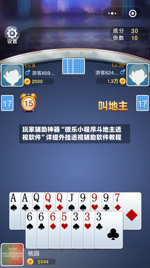 玩家辅助神器“微乐小程序斗地主透视软件”详细外挂透视辅助软件教程-第2张图片