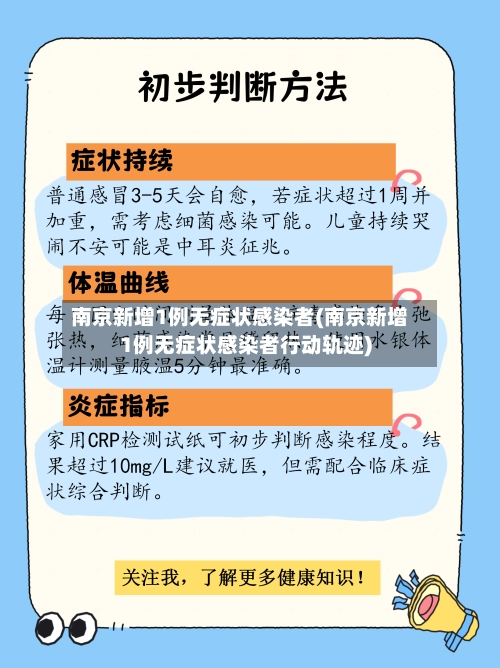 南京新增1例无症状感染者(南京新增1例无症状感染者行动轨迹)