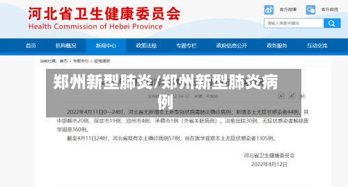 郑州新型肺炎/郑州新型肺炎病例
