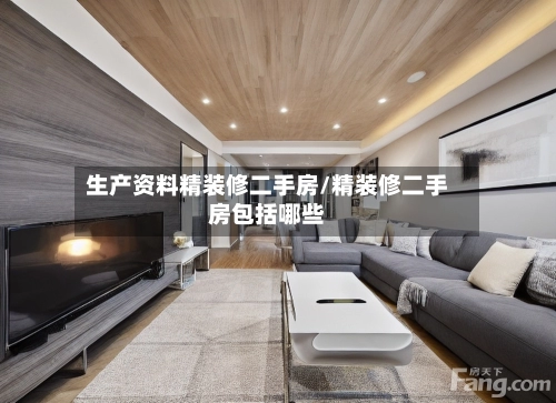 生产资料精装修二手房/精装修二手房包括哪些