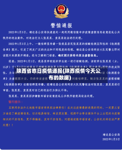 陕西省昨日疫情通报(陕西疫情今天公布的数据)